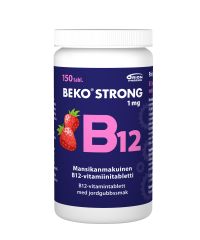 BEKO STRONG B12 1MG MANSIKKA 150 PURUTABL