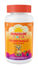 Minisun Monivitamiini Pehmonalle Marjaisa jr 120 kpl